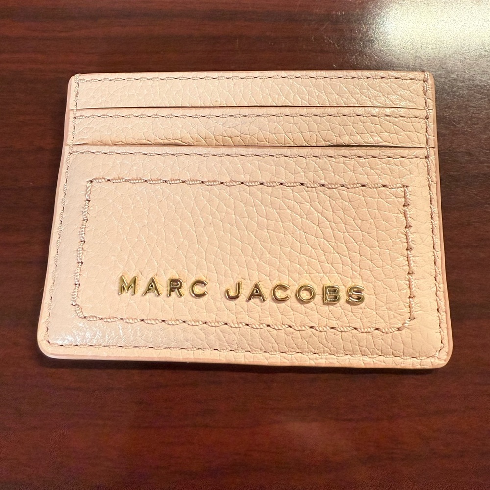 Marc Jacobs Pink Leather Card Holder